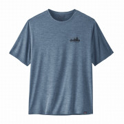 Maglietta da uomo Patagonia M's Cap Cool Daily Graphic Shirt blu '73 Skyline: Utility Blue X-Dye