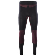 Pantaloni termici da uomo Hi-Tec Hino Bottom nero/rosso Black/Dark Red