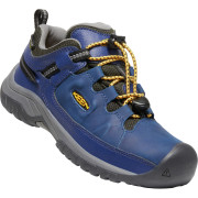 Scarpe da bambino Keen Targhee Low Wp Youth blu blue depths/forest night