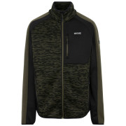 Felpa da uomo Regatta Oakar verde OliveNgt/Blk