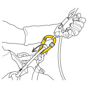 Puleggia Petzl Rollclip Z Screw-Lock