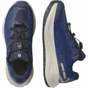 Scarpe da bambino Salomon Aero Grvl Wp J Maritime Blue-Silver Cloud-Bluing