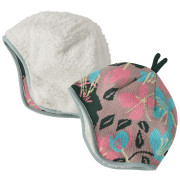 Cappello per bambini Patagonia Baby Reversible Beanie grigio/rosa Hopes and Blooms: Fuzzy Mauve