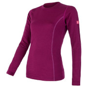 Maglietta sportiva da donna Sensor Merino Wool Active dl.r. viola Lilla