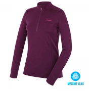 Felpa da donna Husky Aron Zip L viola deep magenta