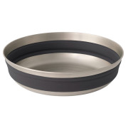 Ciotola pieghevole Sea to Summit Detour Stainless Steel Collapsible Bowl L grigio Beluga Black