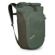 Zaino da città Osprey Transporter Roll Top Pack verde pine leaf/earl grey