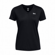 Maglietta sportiva da donna Under Armour Tech SSV - Solid nero Black/White