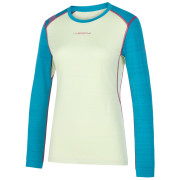 Maglietta da donna La Sportiva Tour Long Sleeve W blu/verde Celadon/Crystal