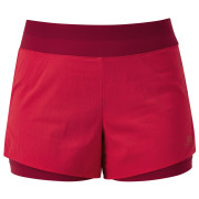 Pantaloncini da donna Mountain Equipment Dynamo Wmns Twin Short rosa Capsicum Red