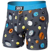 Boxer Saxx Vibe Super Soft BB grigio/blu BallsToTheWalls/Black