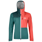 Giacca da donna Ortovox 3L Ortler Jacket W blu pacific green