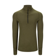 Maglione a collo alto da uomo Brynje of Norway Arctic Tactical Zip-polo 3/4 neck oliva olive