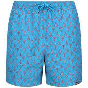 Pantaloncini da uomo Regatta Loras Swim Short m blu/rosso Fluro Blue Anchor Print