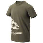 Maglietta da uomo Helikon-Tex T-Shirt (Full Body Skeleton) verde Olive Green