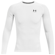 Maglietta funzionale da uomo Under Armour HG Armour Comp LS bianco White/Black