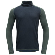 Maglietta funzionale da uomo Devold Kvitegga Merino 230 H. Neck blu/verde Woods/Blue