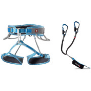 Set da ferrata Ocún Via Ferrata Twist Tech Captur Pro Swivel Set blu/grigio Grey/Blue