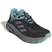 Scarpe da corsa da donna Adidas Terrex Trailrider W blu Cblack/Grethr/Gretwo