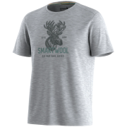 Maglietta funzionale da uomo Smartwool Men's Moose Mode Active Short Sleeve Gra grigio