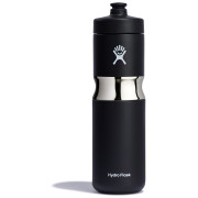 Borraccia Hydro Flask Wide Mouth Insulated Sport Bottle 20oz nero black