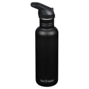 Bottiglia in acciaio inox Klean Kanteen Classic 27oz (w/Flip Seal Sport) nero Black