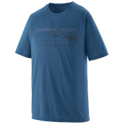 Maglietta da uomo Patagonia Men's Capilene Cool Trail Shirt - Stratapeaks blu Aquatic Blue