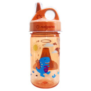 Bottiglia per bambini Nalgene Grip-n-Gulp 350 ml blu/arancio OrangeVolcano