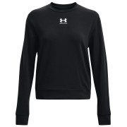 Felpa da donna Under Armour Rival Terry Crew nero Black/White