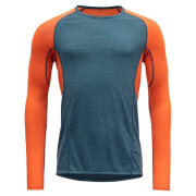 Maglietta funzionale da uomo Devold Running Man Shirt blu/arancio Pond