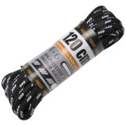 Lacci delle scarpe Bennon Laces Black-Grey Box 120 cm