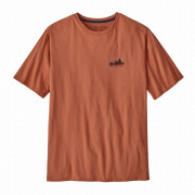 Maglietta da uomo Patagonia M's '73 Skyline Organic T-Shirt marrone Sienna Clay