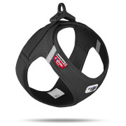 Pettorina per cane Curli Vest Clasp Air-Mesh nero Black