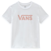 Maglietta da donna Vans Wm Drop V Ss Crew-B bianco/rosa White/Coral Cloud