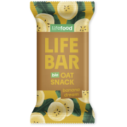 Barretta Lifefood Lifebar Oat Snack banánový BIO 40 g