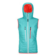 Gilet da donna Ortovox Swisswool Piz Boe Vest W azzurro ice waterfall