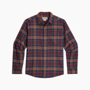Camicia da uomo Royal Robins Lieback Organic Cotton Flannel L/S bordeaux Wine Oak Pld