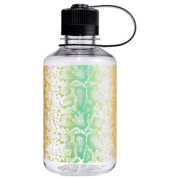 Borraccia Nalgene Narrow Mouth Animal Print 500 ml verde/giallo Clear Rainbow Snake