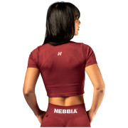 Top da donna Nebbia Seamless crop top with SS Power