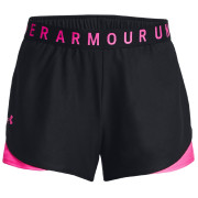Pantaloncini da donna Under Armour Play Up Shorts 3.0 nero/rosa Black / Rebel Pink / Rebel Pink