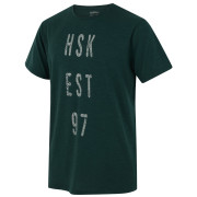 Maglietta da uomo Husky Tingl M verde scuro dk.green
