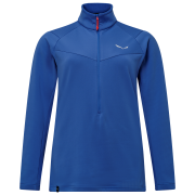 Felpa tecnica da donna Salewa Puez Cammino Pl Jkt W blu Morning Blue