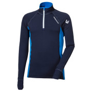 Felpa funzionale da uomo Progress TOREZ ZIP blu scuro tm.modrá/modrá