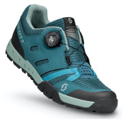 Scarpe da ciclismo da donna Scott W's Sport Crus-r Flat Boa blu/verde petrol blue/mint green