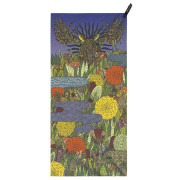 Asciugamano ad asciugatura rapida PackTowl Personal Body blu/rosso Mystic Moose Print