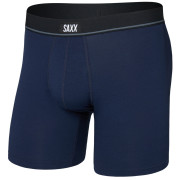 Boxer da uomo Saxx Essential Cotton Boxer Brief Fly blu maritime