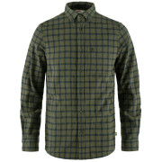 Camicia da uomo Fjällräven Övik Flannel Shirt M verde Laurel Green-Indigo Blue