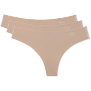 Mutande da donna Under Armour PS Thong 3 Pack beige Nude / Nude / Nude