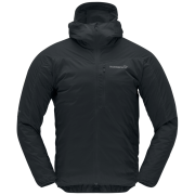 Giacca da uomo Norrona falketind aero60 Zip Hood nero Caviar Black