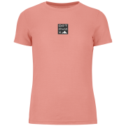 Maglietta da donna Ortovox 185 Merino Square T-shirt Women's rosa Bloom